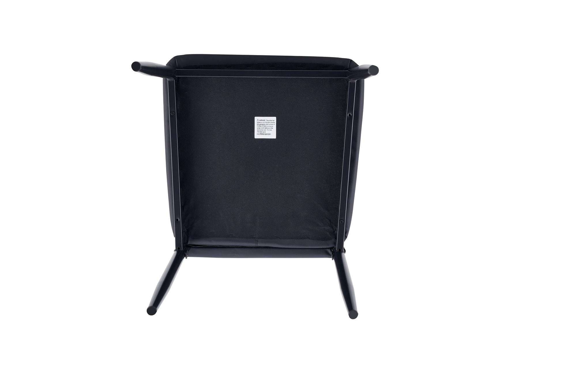 Dining Chair Set For 4 Black Pu