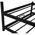 Metal House Bed With Trundle, Twin Size House Bed Black Black Metal