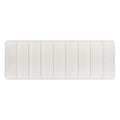 Metal Base Upholstered Bench For Bedroom For Entryway White Velvet