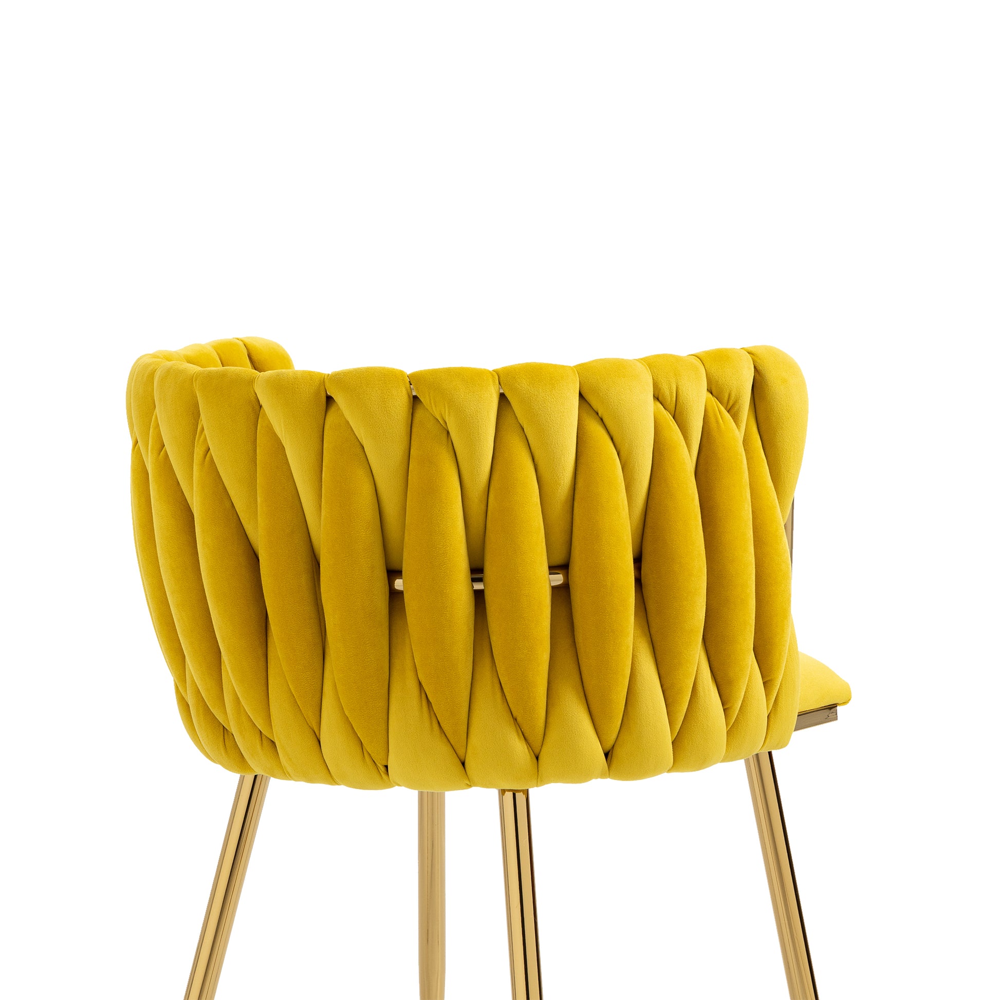 Coolmore Leisuredining Chairsaccent Chair1Pc Set Mustard Metal