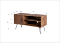 Simple, Modern, Vintage Reclaimed Wood Tv Stand Media Table For Living Room Natural Solid Wood