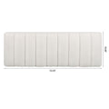 Metal Base Upholstered Bench For Bedroom For Entryway White Velvet