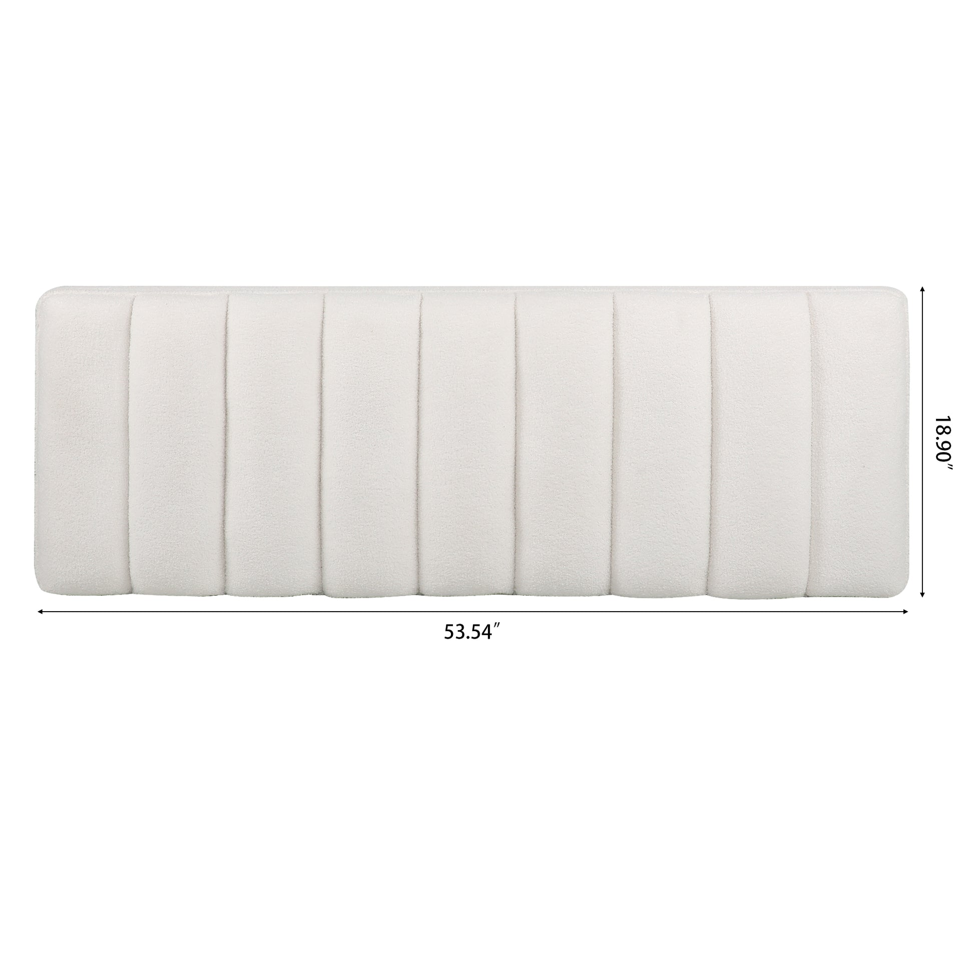 Metal Base Upholstered Bench For Bedroom For Entryway White Velvet