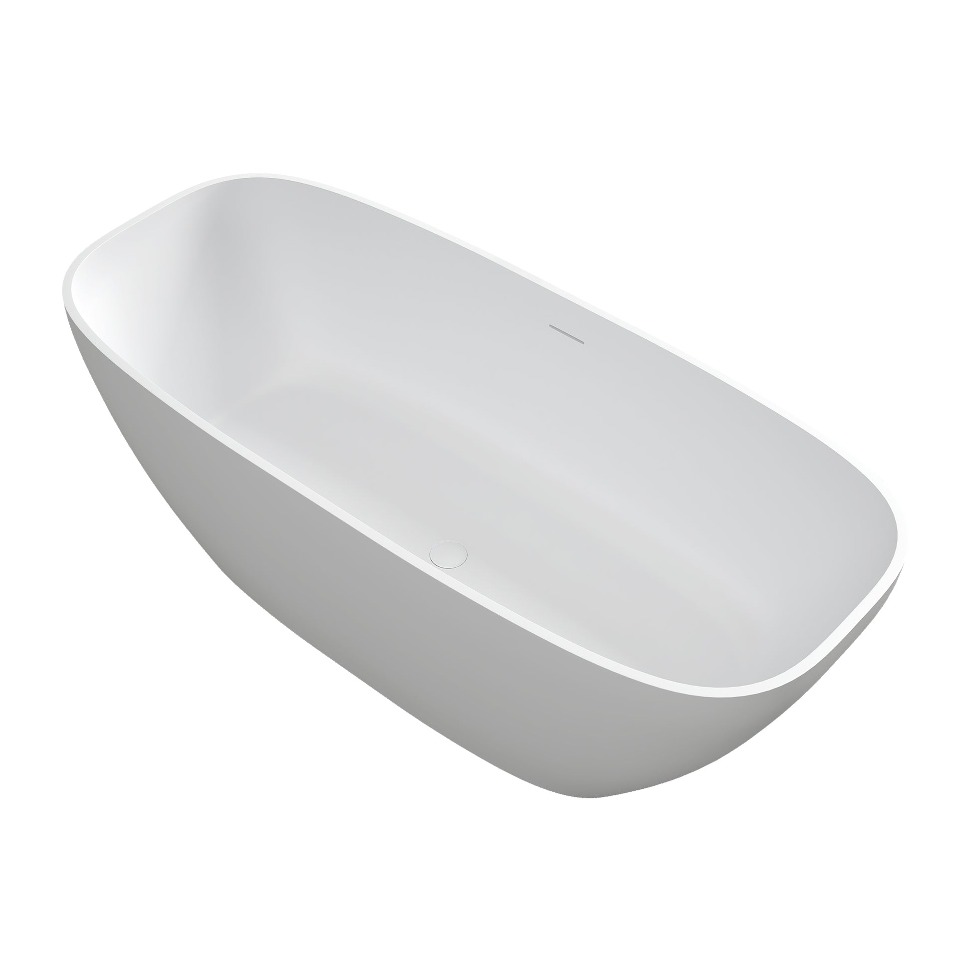 1700mm solid surface bathtub for bathroom white-solid surface