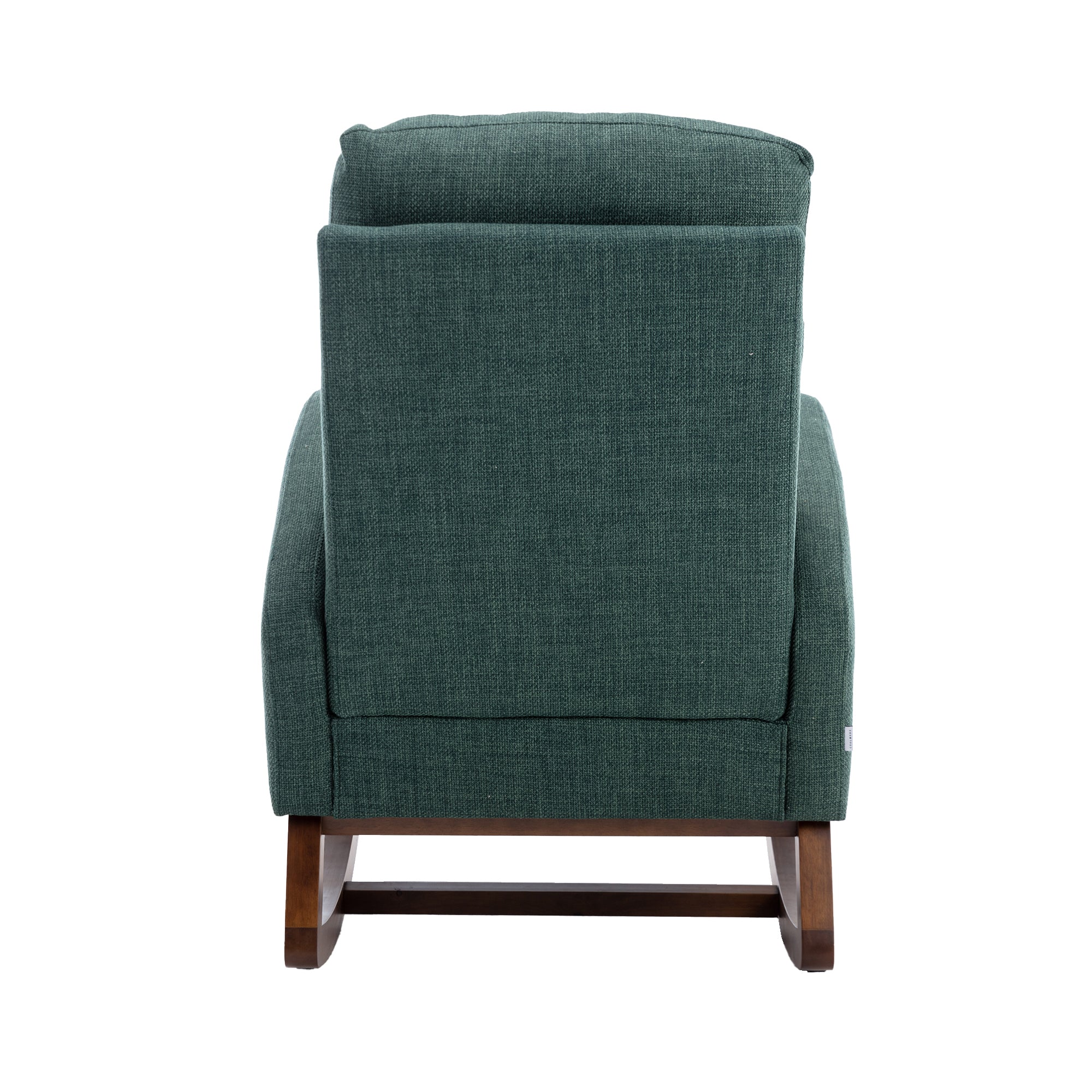 COOLMORE living room Comfortable rocking chair living emerald-solid wood