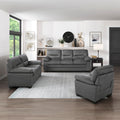 Modern Sleek Design Living Room Furniture 1Pc Chair Dark Gray Fabric Upholstered Comfortable Plush Seating Dark Gray Primary Living Space Modern Fabric