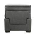 Modern Sleek Design Living Room Furniture 1Pc Chair Dark Gray Fabric Upholstered Comfortable Plush Seating Dark Gray Primary Living Space Modern Fabric