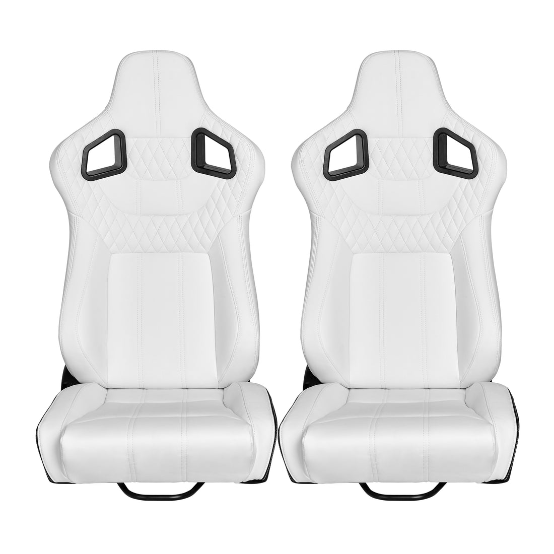 Racing Seat White Vinyl