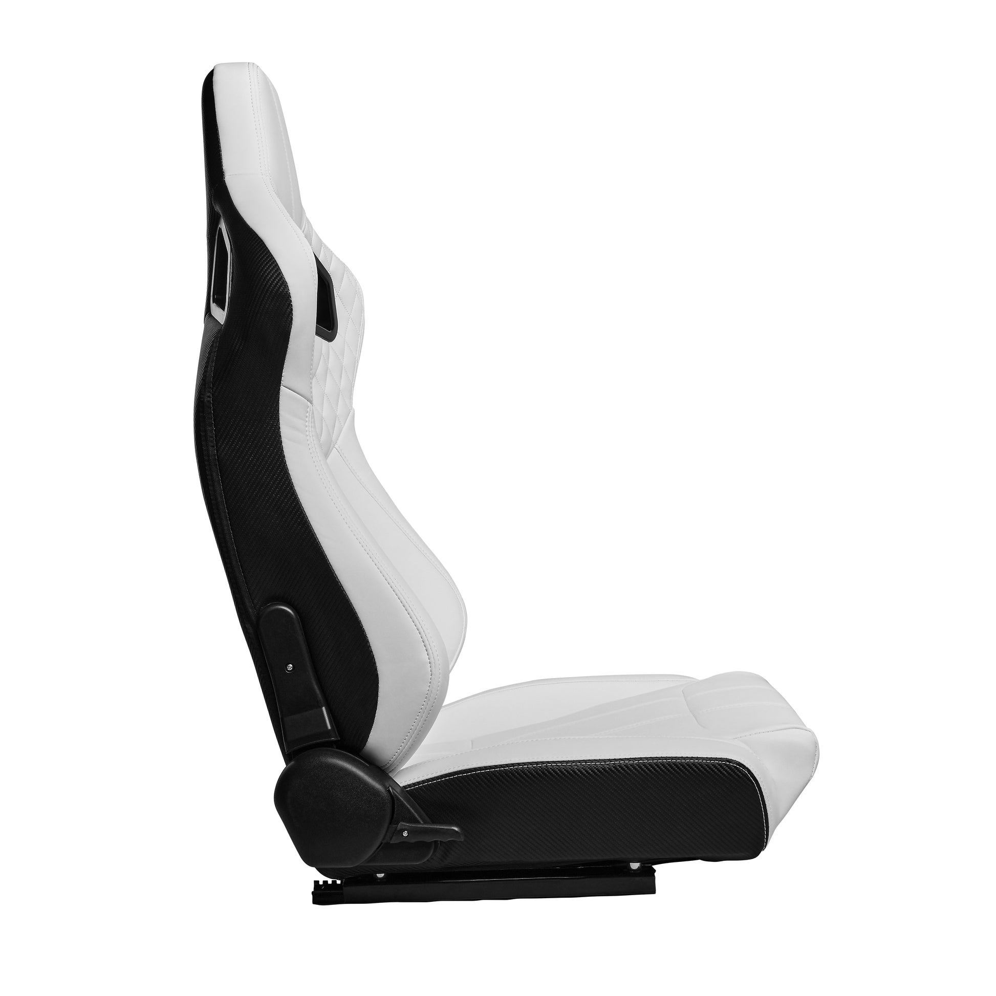 Racing Seat White Vinyl