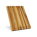 Teak Cutting Board Reversible Chopping Serving Board Multipurpose Food Safe Thick Board, Small Size 14X10X0.6 Inches Natural Solid Wood