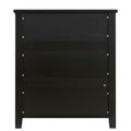 Drawer Dresser Bar Cabinet Side Cabinet,Buffet Sideboard,Buffet Service Counter, Solid Wood Frame,Plasticdoor Panel,Retro Shell Handle,Applicable To Dining Room, Living Room, Kitchen ,Corridor,Black 5 Or More Drawers Black Primary Living Space Classic