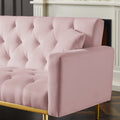 Pink Convertible Folding Futon Sofa Bedsleeper Sofa Couch For Compact Living Space. Pink Velvet