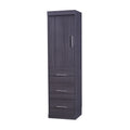 Full Size Murphy Bed With Wardrobe And Drawers, Storage Bed, Can Be Folded Into A Cabinet, Gray Gray Pine