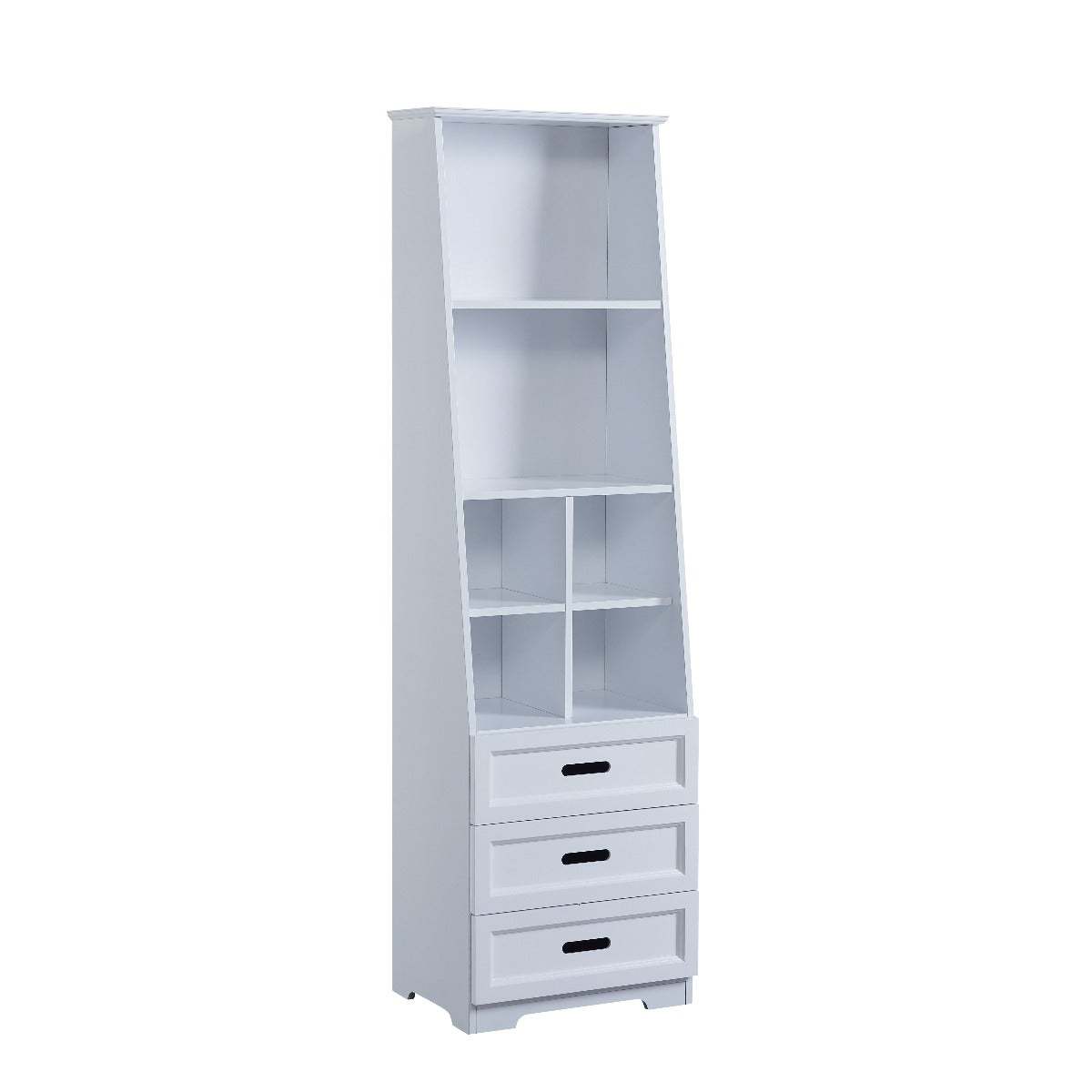 White Bookcase Book Shelf Storage Unit