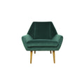 Rose Accent Chair Velvet Green Green Upholstered