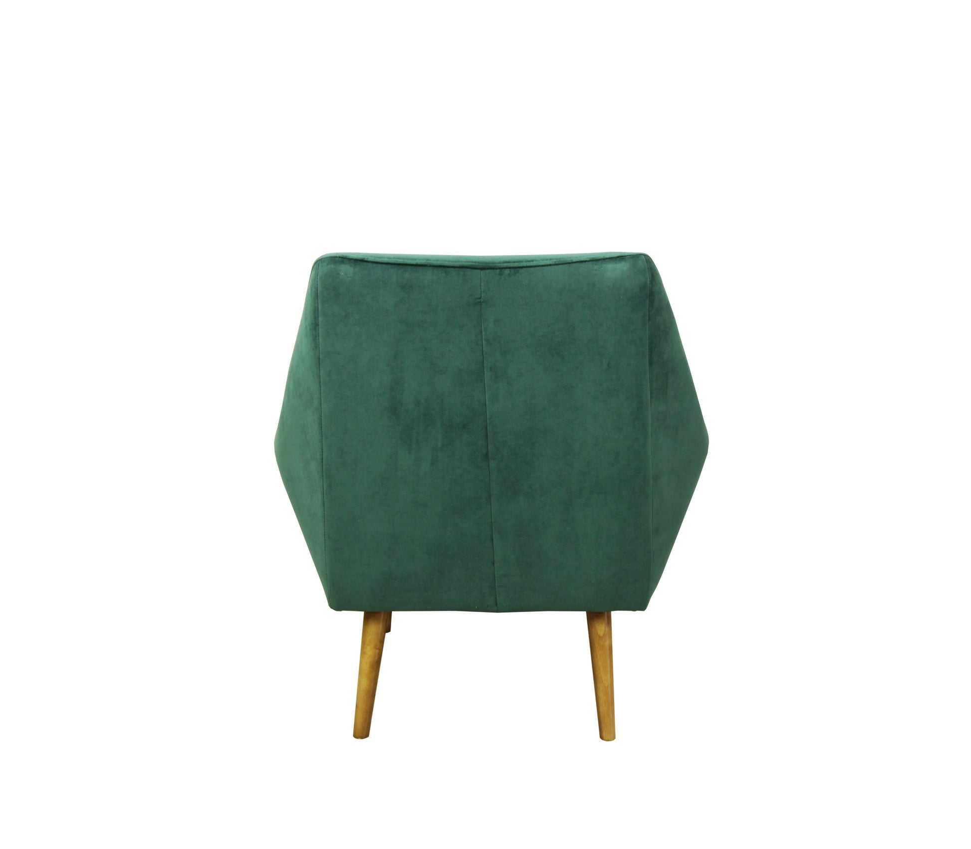 Rose Accent Chair Velvet Green Green Upholstered