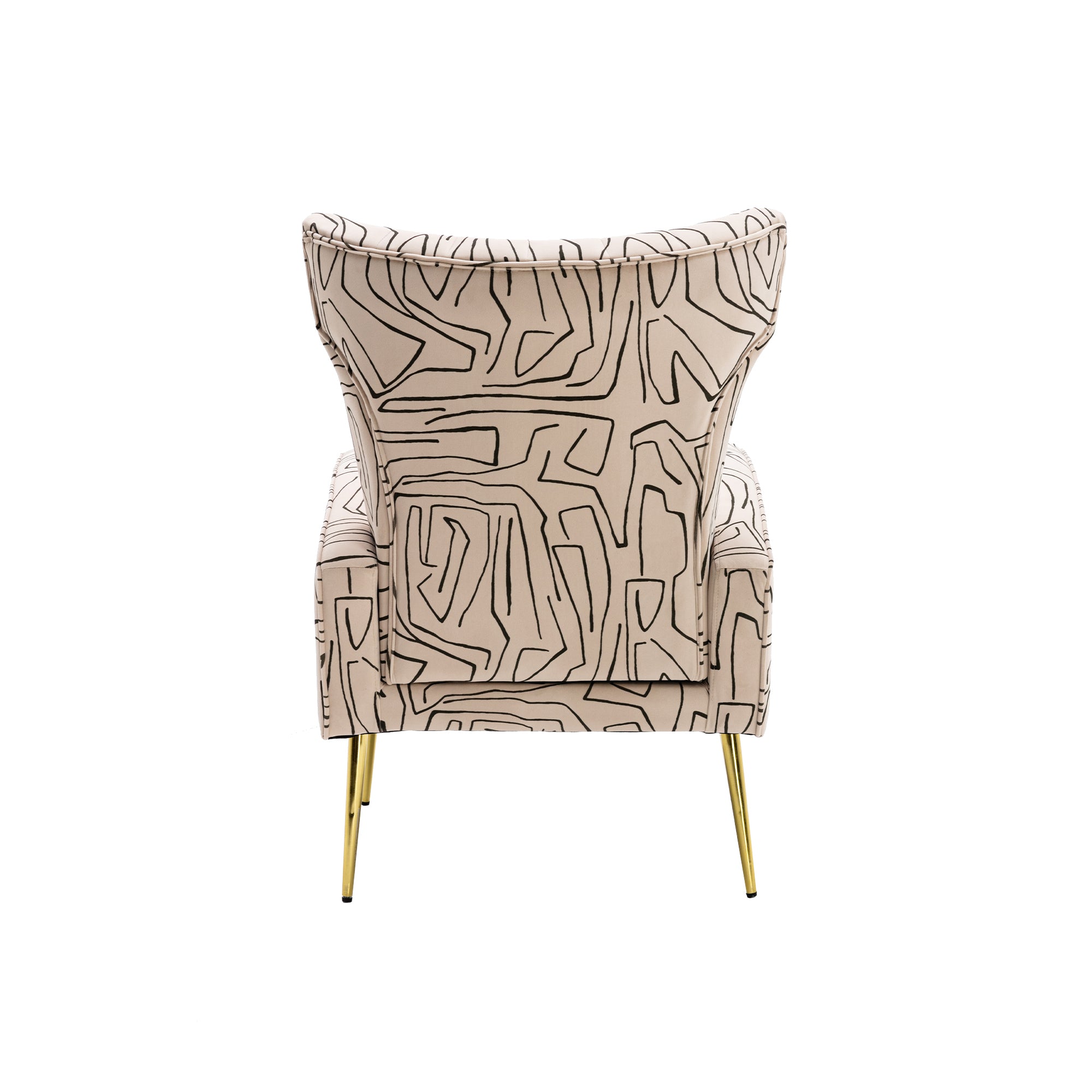 COOLMORE Accent Chair ,leisure single chair with Rose beige-metal