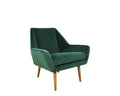 Rose Accent Chair Velvet Green Green Upholstered