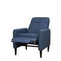 Molson Pushback Recliner Chair Blue Blue Upholstered