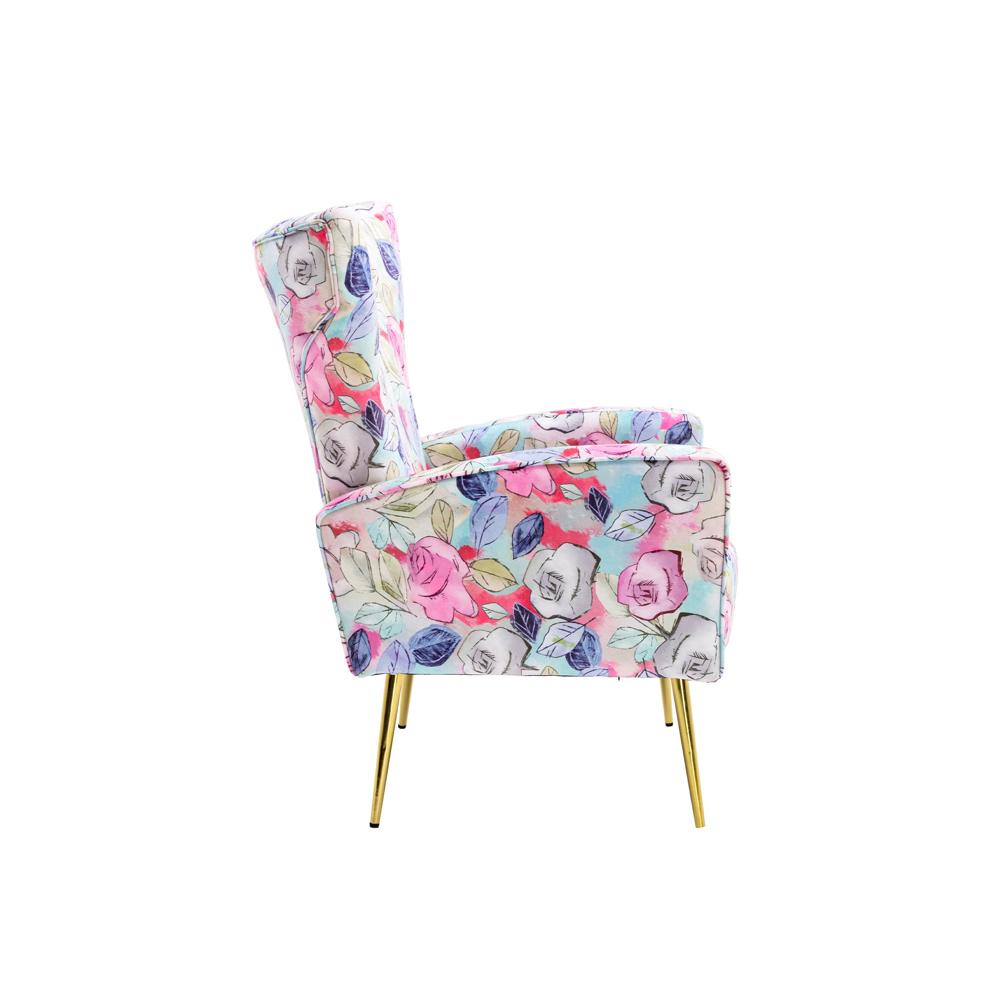 COOLMORE Accent Chair ,leisure single chair with Rose peach-metal