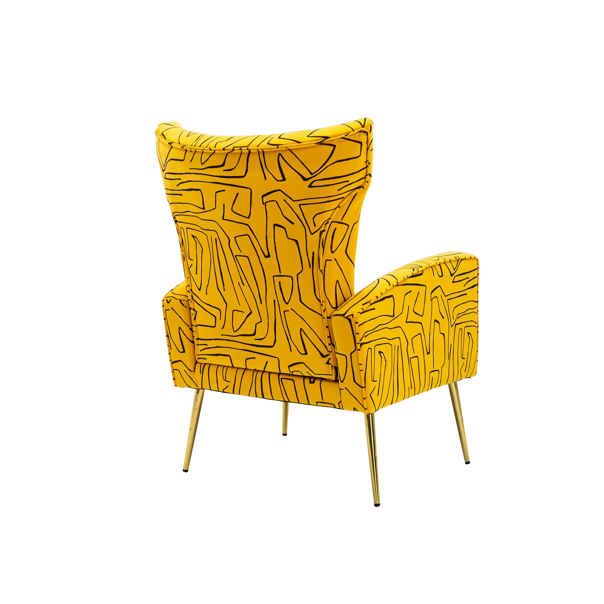 COOLMORE Accent Chair ,leisure single chair with Rose yellow-metal