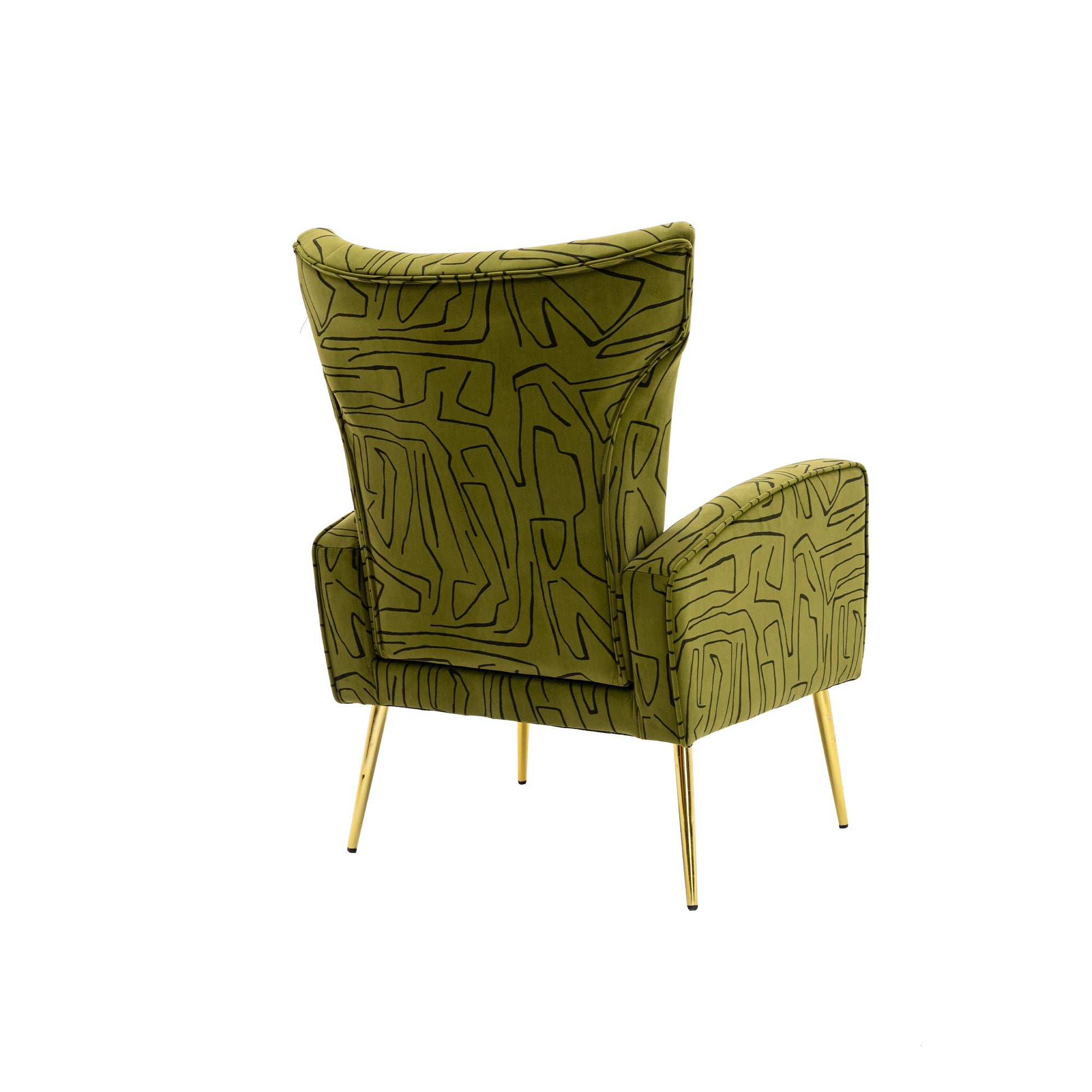 COOLMORE Accent Chair ,leisure single chair with Rose olive-metal