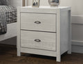 Solid Wood White Night Stand, Bedside Table, End Table, Desk With Drawers For Living Room, Bedroom White Solid Wood