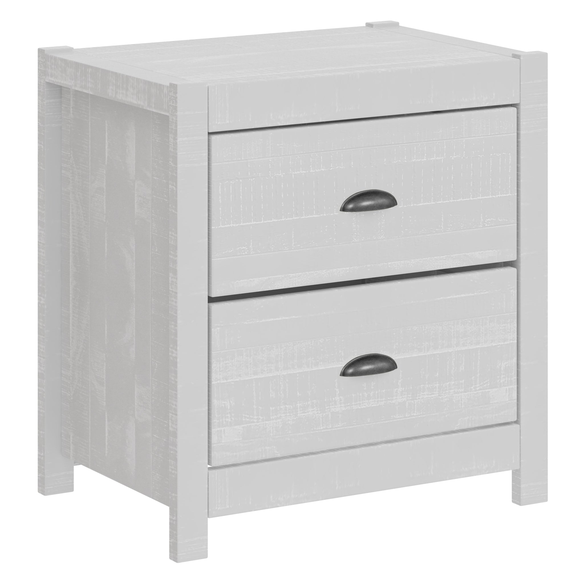 Solid Wood White Night Stand, Bedside Table, End Table, Desk With Drawers For Living Room, Bedroom White Solid Wood