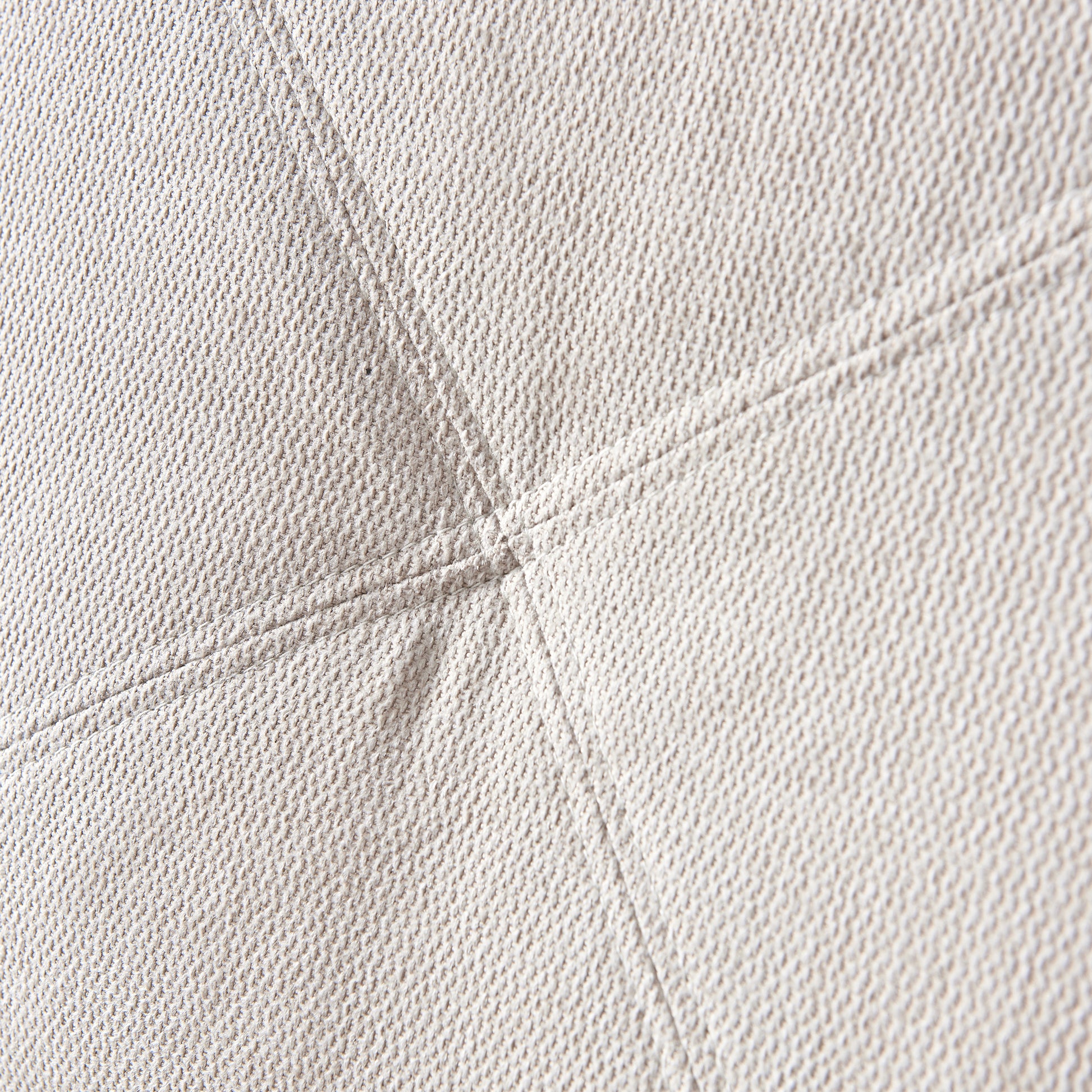 Living Room Furniture Linen Fabric Faux Leather With Wood Leg Sofa Beige Beige Foam Fabric