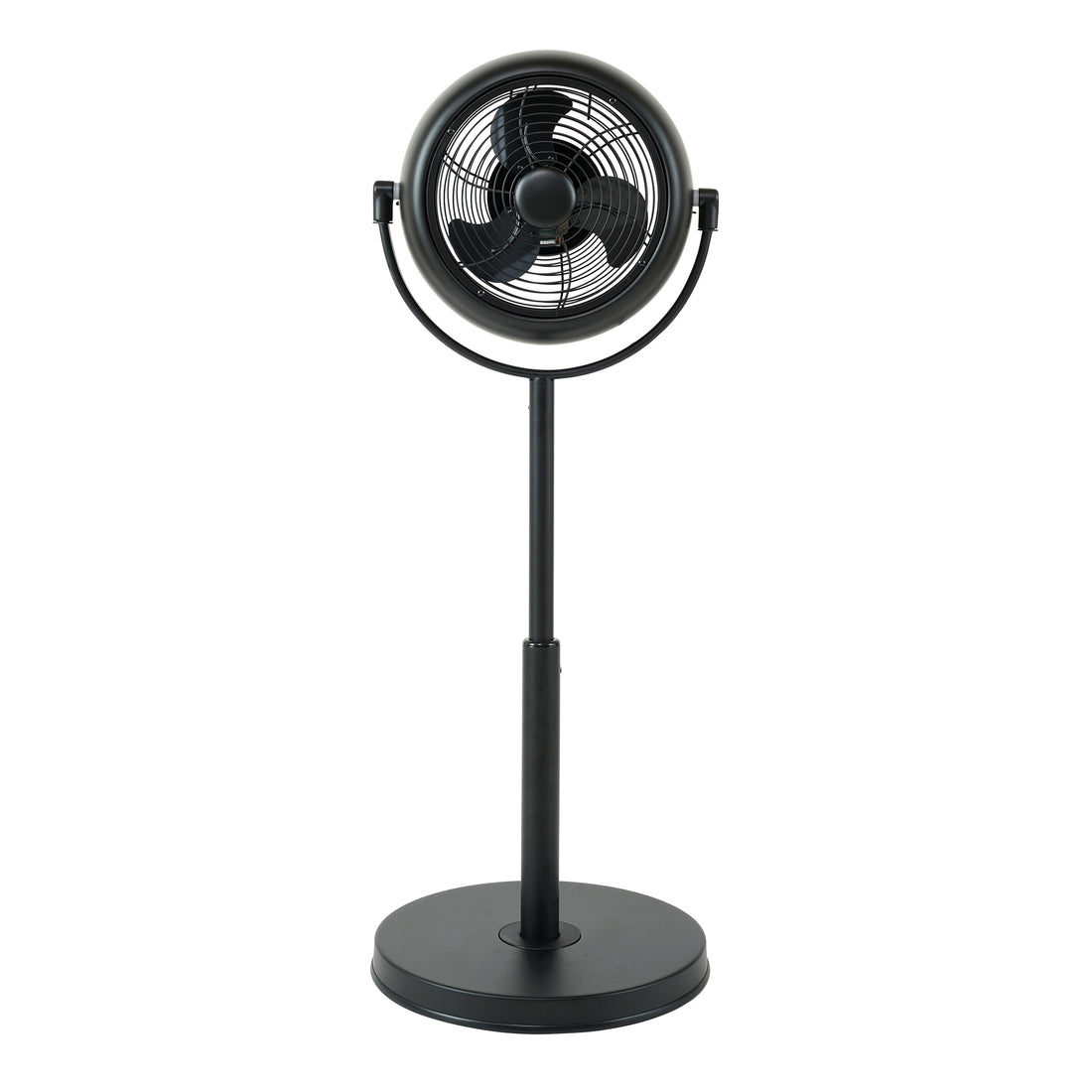Simple Deluxe Industrial Retro Pedestal Fan, 360