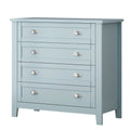 Drawer Dresserbar Cabinet Side Cabinet,Buffet Sideboard,Buffet Service Counter,Solid Wood Frame,Plasticdoor Panel,Retro Shell Handle,Applicable To Dining Room,Living Room,Kitchen Corridor,Grayish Blue 3 4 Drawers Grayish Blue Primary Living Space Solid