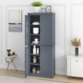 Freestanding Tall Kitchen Pantry, 72.4