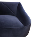 Baylee Sofa Midnight Blue Navy Blue Upholstered