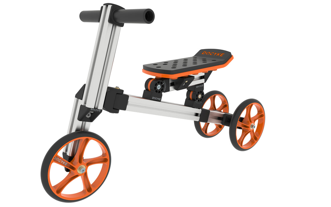 Kidrock Constructible Kit 20 In 1 Kids Balance Bike No Pedals Toys For 1 To 4 Year Old Engineering Building Kit Kids Sit Stand Scooter Most Popular S Kit Not Electric Silver Aluminum