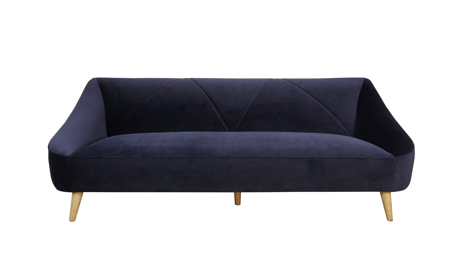 Baylee Sofa Midnight Blue Navy Blue Upholstered