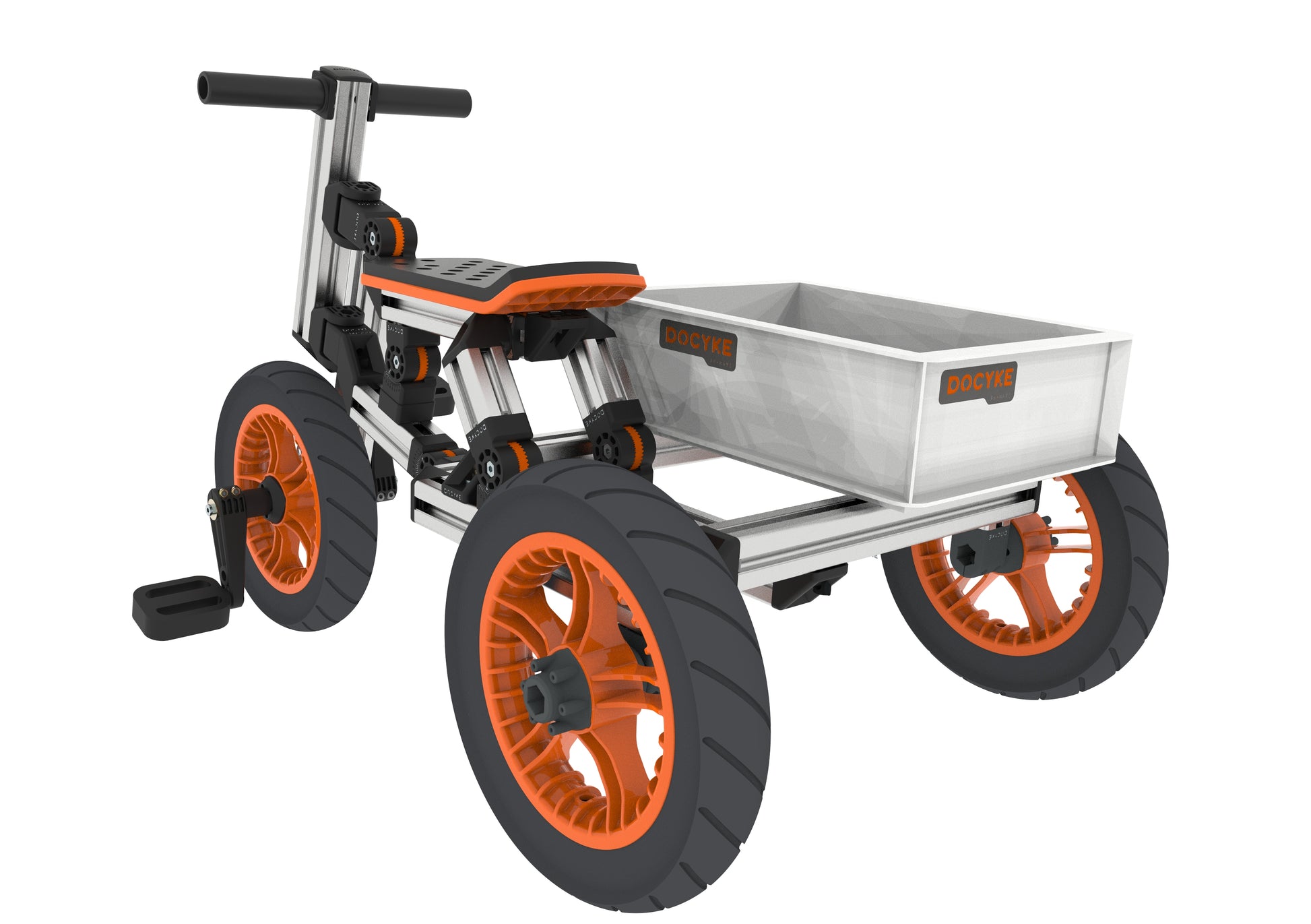 Kidrock Buildable Kit 20 In 1 Kids Go Kart Set, Suitable For 1 To 8 Years Old, Two Wheel Bike, Three Wheel Bike, Go Kart, Sit Stand Scooter, Etc. Most Popular L Kit Non Electric Silver Aluminum