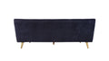 Baylee Sofa Midnight Blue Navy Blue Upholstered