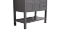 Bathroom Vanity With Soft Close Drawers and Gel 2-rock grey-2-soft close