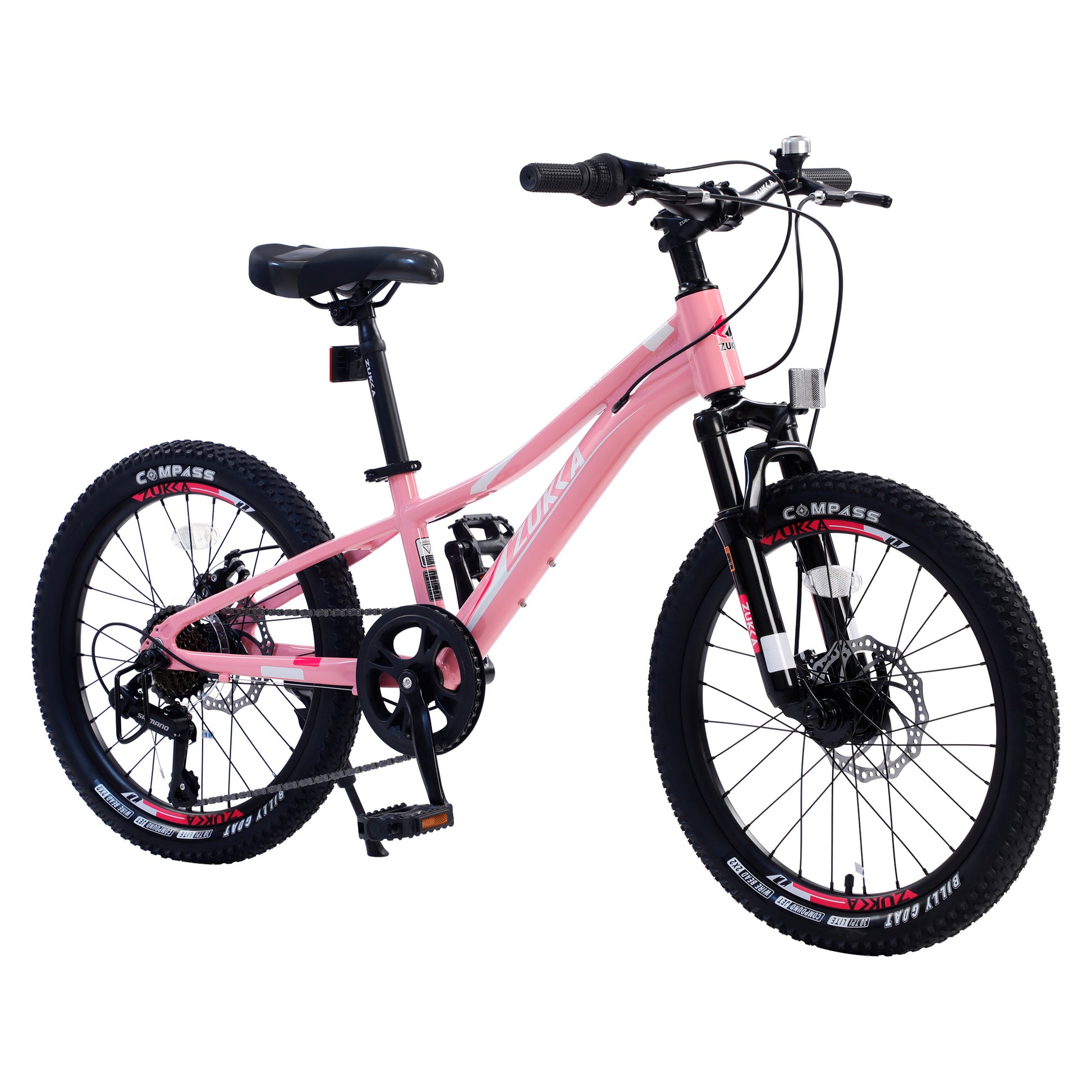 Kids' Bicycles 20 Inch Kids Mountain Bike For Boys Girls, 7-Speed