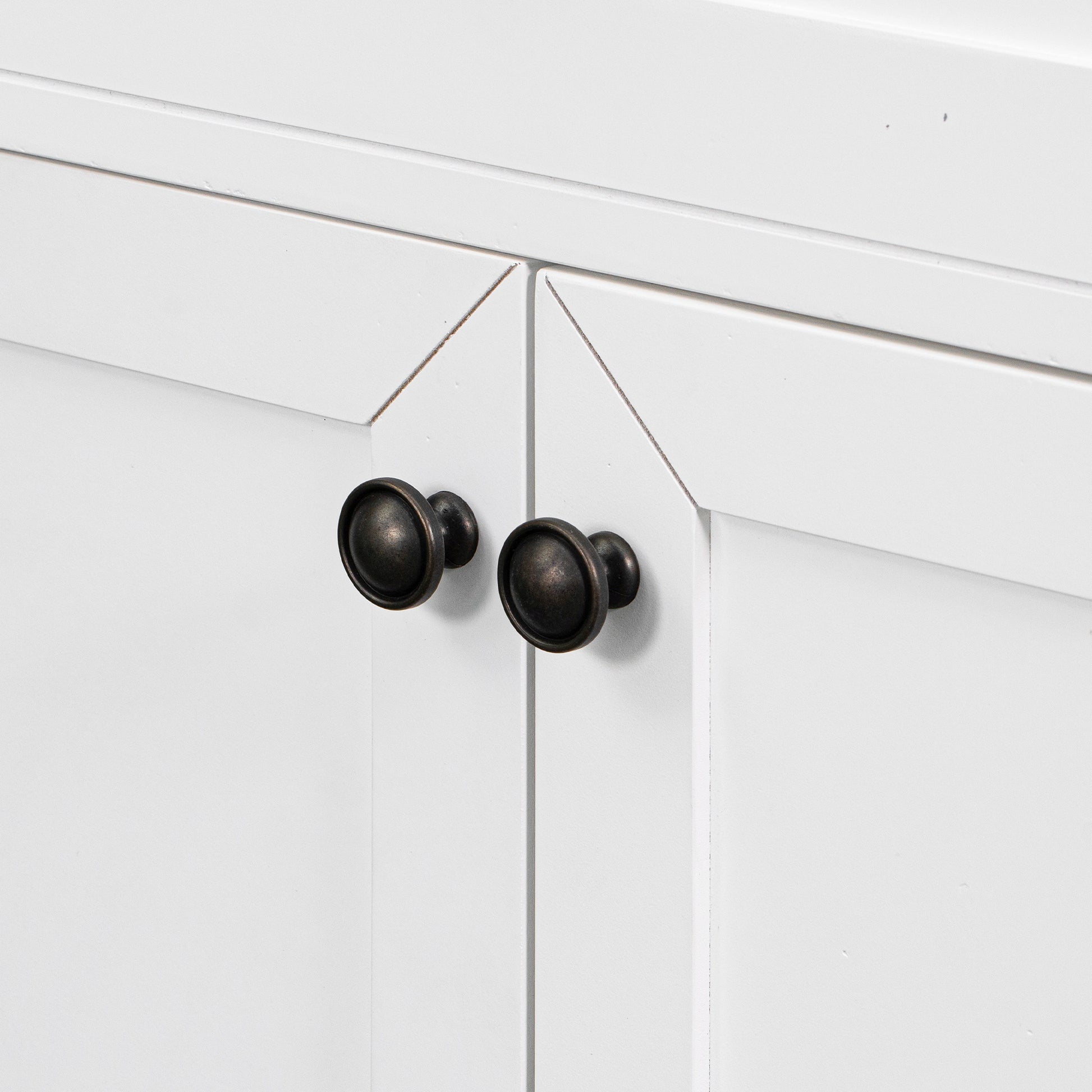 36" Bathroom Vanity With Sink Combo, White Bathroom Cabinet With Drawers, Solid Frame And Mdf Board Old Sku:Jl000007Aak White Solid Wood Mdf