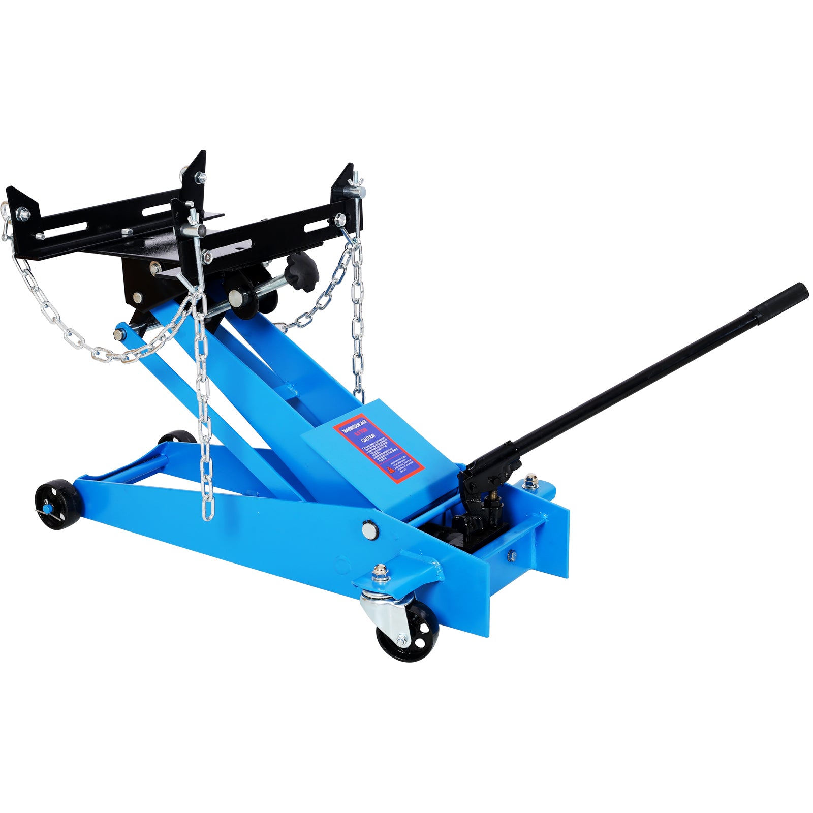 Hydraulic Transmission Service Jack,Flloor Jack 1 2Ton Capacity 1000Lb,Low Profile Blue Blue Steel