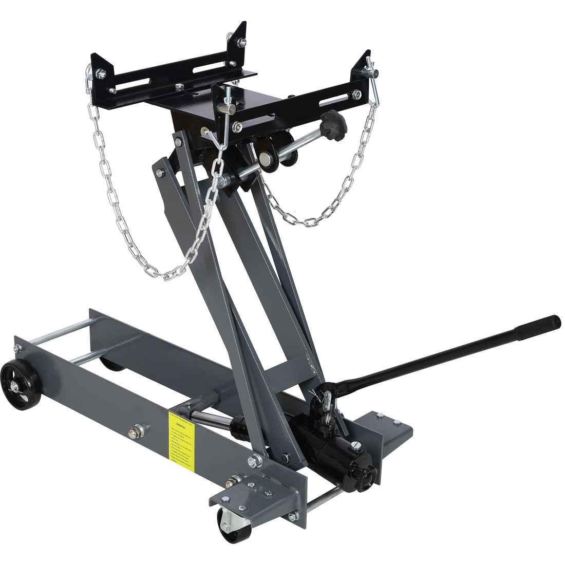 Hydraulic Transmission Service Jack,Flloor Jack 1 Ton Capacity 2200Lb,Low Profile Light Gray Steel