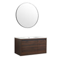 36 Inch Bathroom Vanity With Gel Sink california walnut-plywood