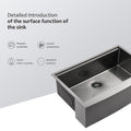 36 Black Farmhouse Sink Workstation 36 Inch Kitchen Sink Gunmetal Black Stainless Steel 16 Gauge Apron Front Kitchen Sink Gunmetal Black Stainless Steel