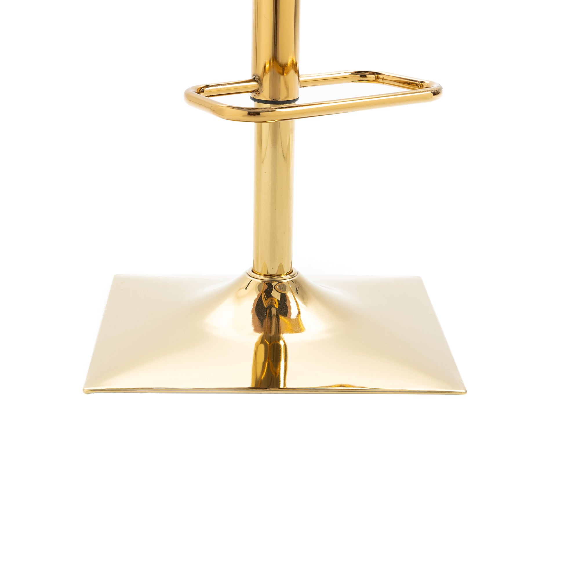 Coolmore Vintage Bar Stools With Back And Footrest Counter Height Dining Chairs 2Pc Set Pink Metal