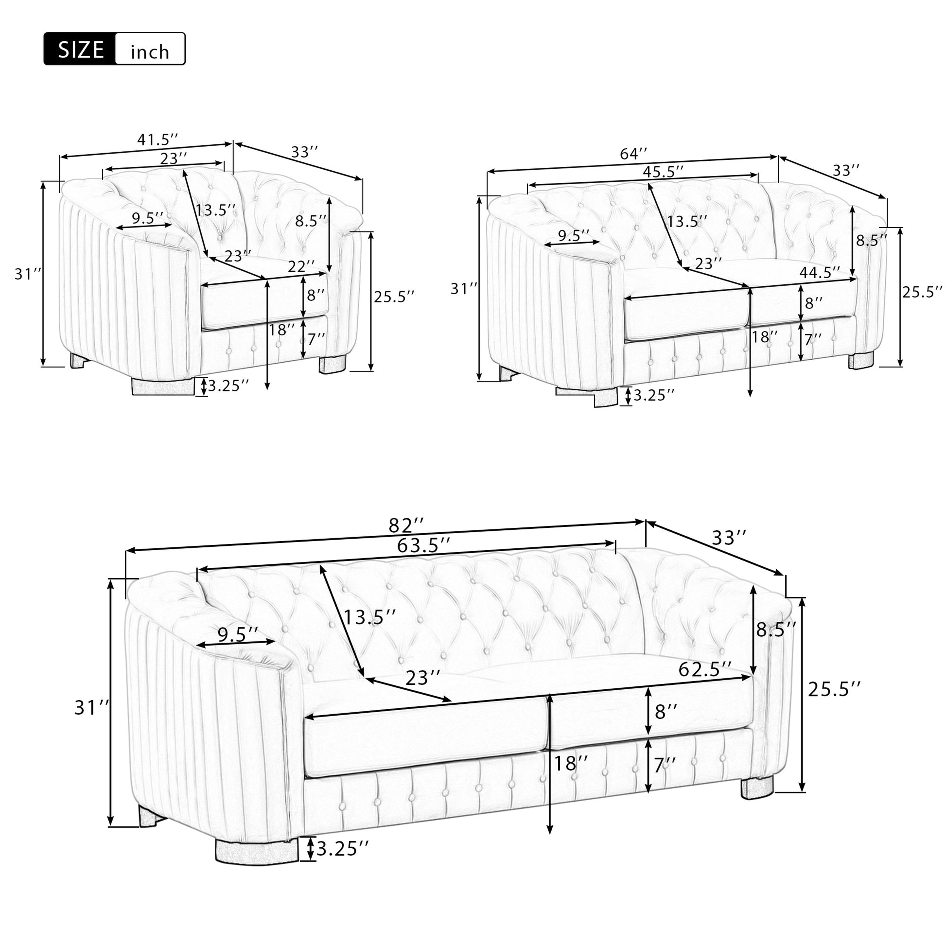 41.5" Velvet Upholstered Accent Sofa,Modern Single Sofa Chair With Thick Removable Seat Cushion,Modern Single Couch For Living Room,Bedroom,Or Small Space,Beige Beige Foam Velvet