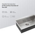 33 Inch Drop Kitchen Sink 33 