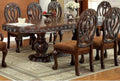 Formal Majestic Traditional Dining Chairs Cherry Solid Wood Fabric Seat Intricate Carved Details Set Of 2 Side Chairs Cherry Brown Dining Room Classic,Luxury,Traditional Dining Chairs Solid Wood