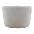 Swivel Barrel Chair Living Room, Single Chair For Small Space Comfy Round Sofa Chair Boucle Accent Chair Circle Sherpa, Arm Chair Reading Room Chair Lounge Chair Bedroom Club Beige Beige Upholstered
