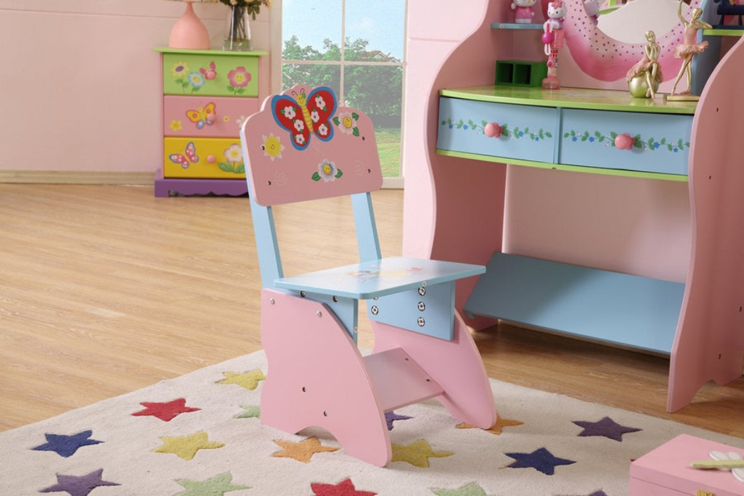 Olivia The Fairy Girls Dressing Table With Chair Pink Mdf Olivia The Fairy Girls Dressing Table With Chair Pink Mdf